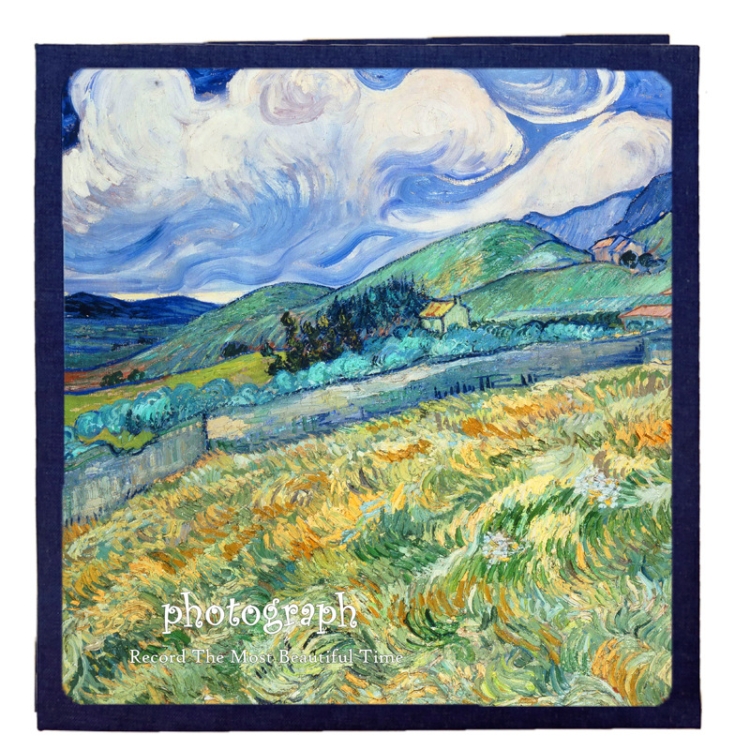 Retro Art DIY Handmade Photo Album Self-Adhesive Film Album, Style: