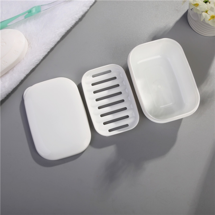 Bathroom Drain Soap Holder Plastic Sealed Travel Soap Box