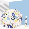 Illustration Folding Black Glue Sun Umbrella Tri-fold Sunny Rain Umbrella