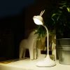 Rabbit Touch Desk Lamp USB Charging Eye Protection Creative Student Reading Bedroom Folding Bedside Light