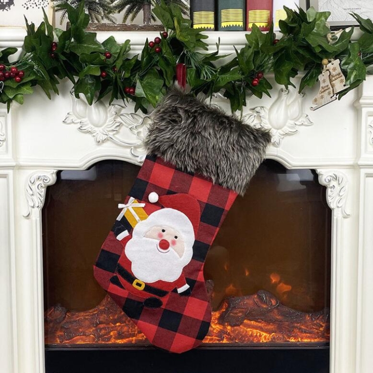 Christmas Ornament Christmas Stocking Cover Christmas Pendant Stocking Gift Bag