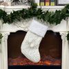 Christmas Knitted Socks Gift Bag Ornament Supplies Pendant