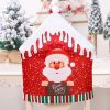 Christmas Cartoon Chair Cover Christmas Home Decoration