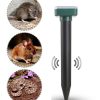 Solar Mouse Repeller Ultrasonic LED Manor Farm Rice Field Mouse Repeller Snake Repeller