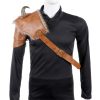Halloween Carnival PU Leather Adult Men Medieval Viking Armor Shoulder Armor