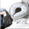 Soft Skin-Friendly Children Folding Potty Seat Cover Baby Travel Folding Padded Toilet Seat Toilet Training