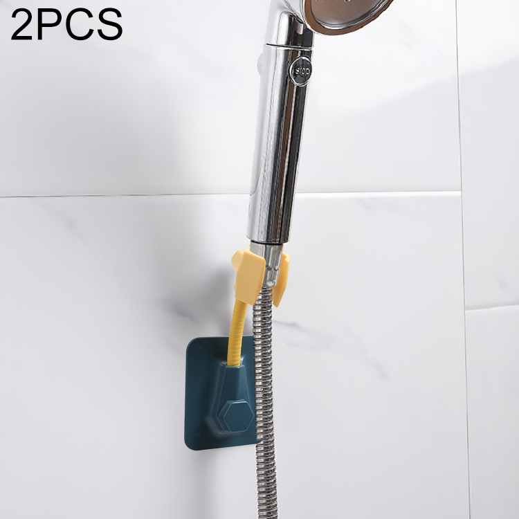 2 PCS Multifunctional Adjustable Shower Bracket Bathroom Paste-type Shower Nozzle Base