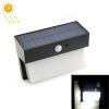 2.5W 50 LEDs Solar Landscape Light Outdoor Courtyard Light Control + Radar Sensing Wall Lamp