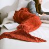 Mermaid Tail Blanket For Adult Super Soft Sleeping Knitted Blankets