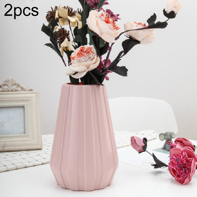 2 PCS Creative Flower Decoration of Plastic Vase Flower Arrangement Container