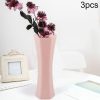3 PCS Creative Home Flower Arrangement Plastic Vase Anti-fall Hydroponic Vase Decorative Ornament