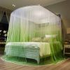 U-shaped Three-door Stainless Steel Tube Floor Retractable Mosquito Net