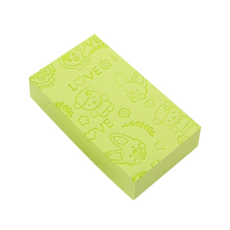 Baby Shower Spa Bath Square Sponge Body Cleaning Scrub