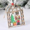 Christmas Decorations Walnut Soldiers Wooden Shopping Mall Hotel Window Scene Decoration Christmas Tree Pendant