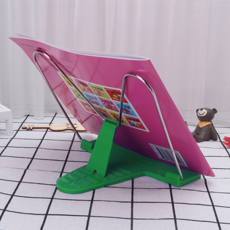 Adjustable Angle Metal Book Stand Fordable Portable Document Book-Reading Holder