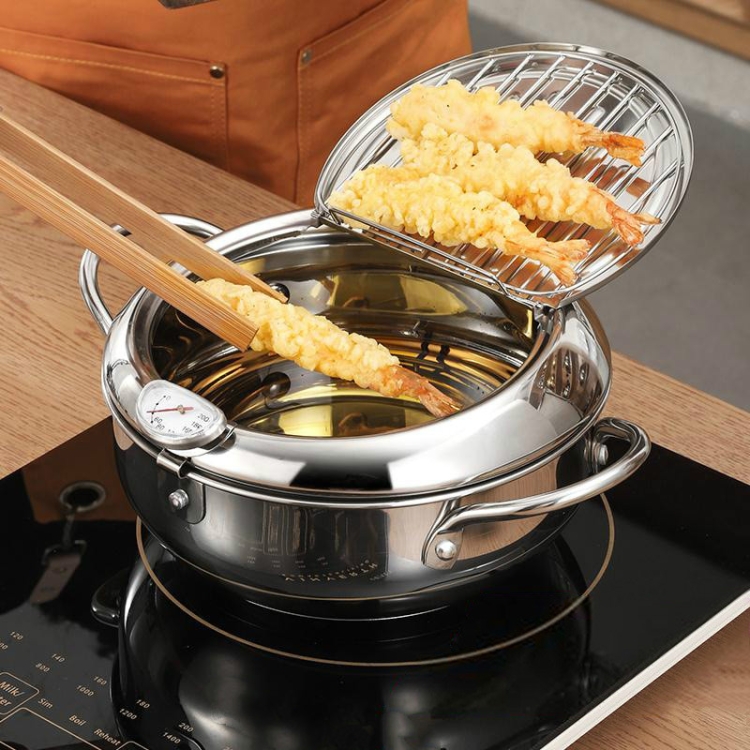 Fryer Pot Household TTemperature-controlled Multifunctional Thickening Pot