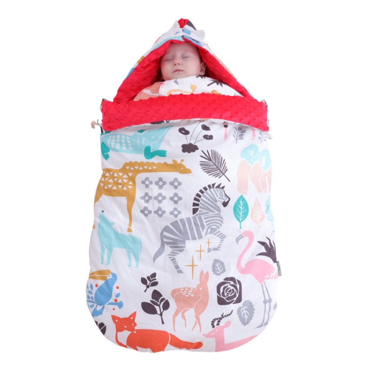 Baby Cotton Anti-Shock Autumn And Winter Thickening Dual-Use Newborn Quilt Baby Peas Blanket Sleeping Bag