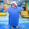 Cotton Cloak Home Bathroom Lengthen Children Wearable Bath Towel 70 cm