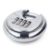 Stainless Steel Password Padlock 304 Waterproof And Rust-Proof Outdoor Courtyard Door Cabinet Lock Round Cake Lock