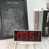 Multi-function Large Screen Electronic Clock Mute LED Mirror Alarm Clock