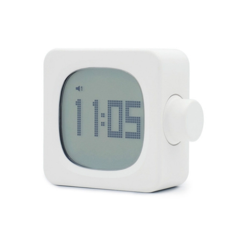 Student Creative Multifunctional Mute Bedside Bedroom Square Alarm Clock