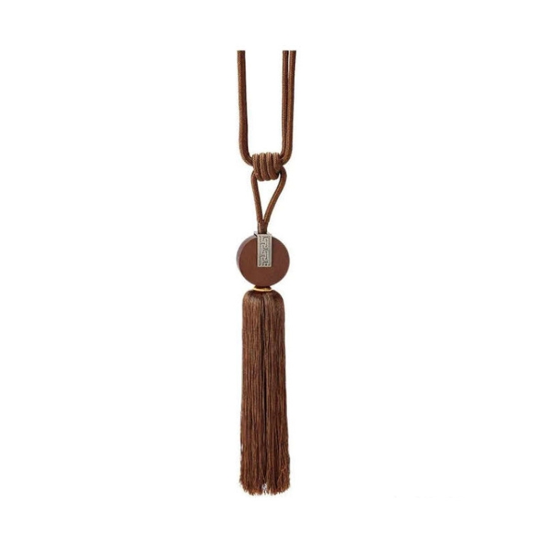 GQ017 1 Pair Curtain Tassel Hanging Ear Simple Tie Rope Hanging Ball Curtain Buckle