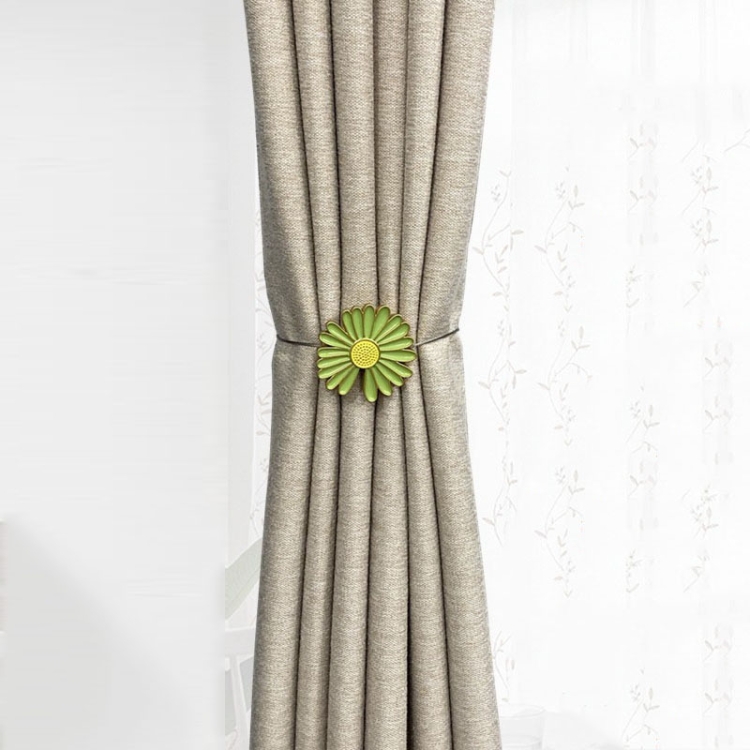 NYJ015 Small Daisy Simple Magnet Curtain Buckle