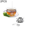 2 PCS Stainless Steel 304 Round Pot Tea Strainer Teapot-Shaped Tea Maker Tea Leak Filter Tea Ball
