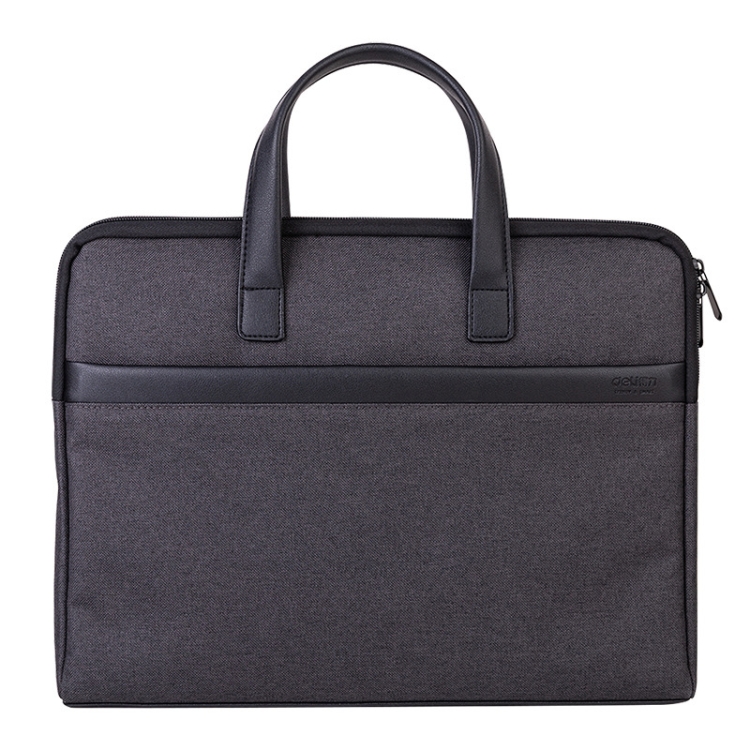 Deli 63751 Front And Rear Double Pockets Multi-Layer Briefcases Handheld Meeting Bag