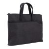 Deli 63750 Office Portable Zipper Document Bag Double-Layer Conference Information Bag