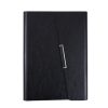 Business Notebook Imitation Leather PU Tri-Fold Loose-Leaf Notepad