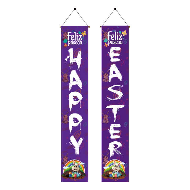 30x180cm Easter Door Curtain Hanging Flag Decoration Holiday Party Banner