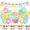 Easter Party Decoration Sequined Balloon Cake Flag Set