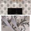 Damascus Self-Adhesive Embossed Wallpaper Thick 3D Non-Woven Fabric Fine Embossed Bedroom Wallpaper
