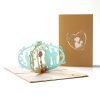 Mother Day 3D Three-Dimensional Greeting Card Me And Mom Small Card