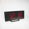 6507 Curved Big Screen Electronic Clock LED Mirror Mute Alarm Clock