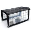 Rainproof Awning Thermal Insulation Round Wire Mesh Flower Stand Sun Shed