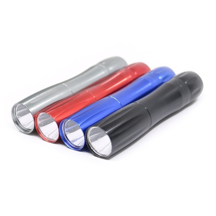 5 PCS Mini LED Strong Light Flashlight Household Outdoor Aluminum Alloy Keychain Flashlight Random Colour Delivery