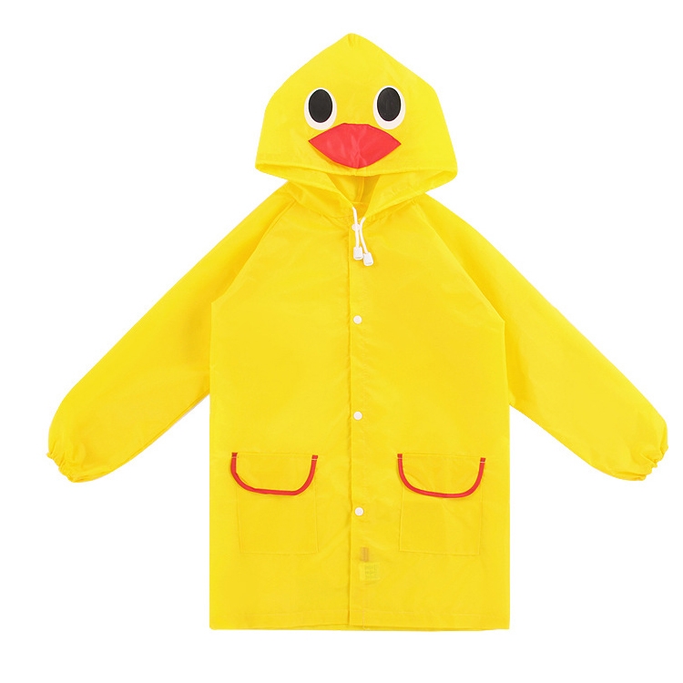 Children Cartoon Raincoat Student Poncho