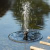 Outdoor Pool Waterview Flow Water Floating Solar Fountain