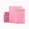 100 PCS Pink Co-Extrusion Film Bubble Bag Logistics Packaging Thickened Packaging Bag Size：