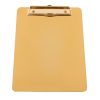 YT-XZB Gold Stainless Steel Writing Board Multi-Function Metal File Splint, Specification: Small