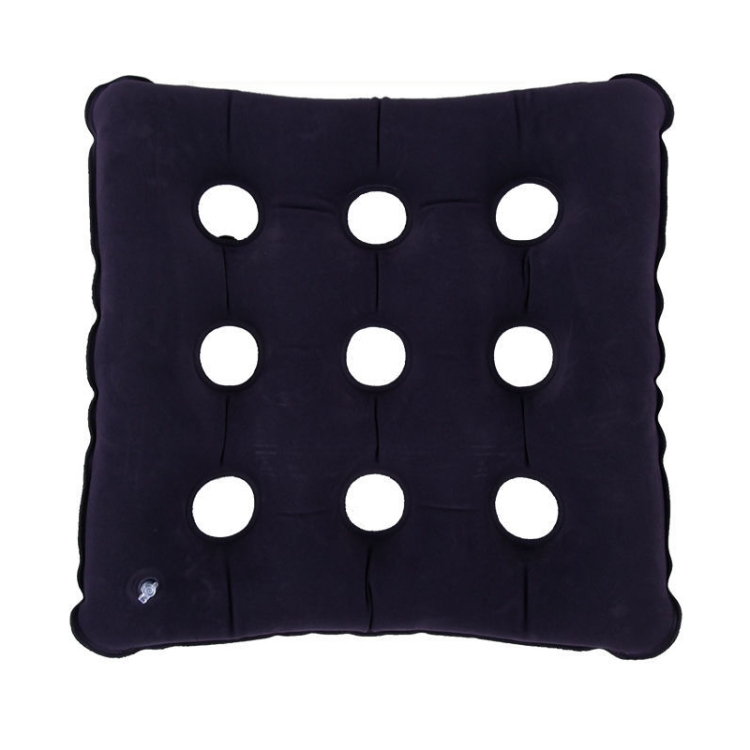 Anti-Decubitus Inflatable Cushion Pregnant Women Elderly Health Care Cushion,Style: Square Blue