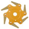 Toothed Mower Blade Six-Leaf Cyclone Blade Agricultural Weeder Parts