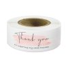 10 Rolls Rectangle Thank You Label Sticker
