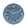 12 Inch Living Room Silent Wall Clock Round Stereo 3D Digital Wall Clock