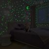 AFG3269 Luminous Star Moon Meteor Combination Wall Sticker Home Decoration Wall Sticker