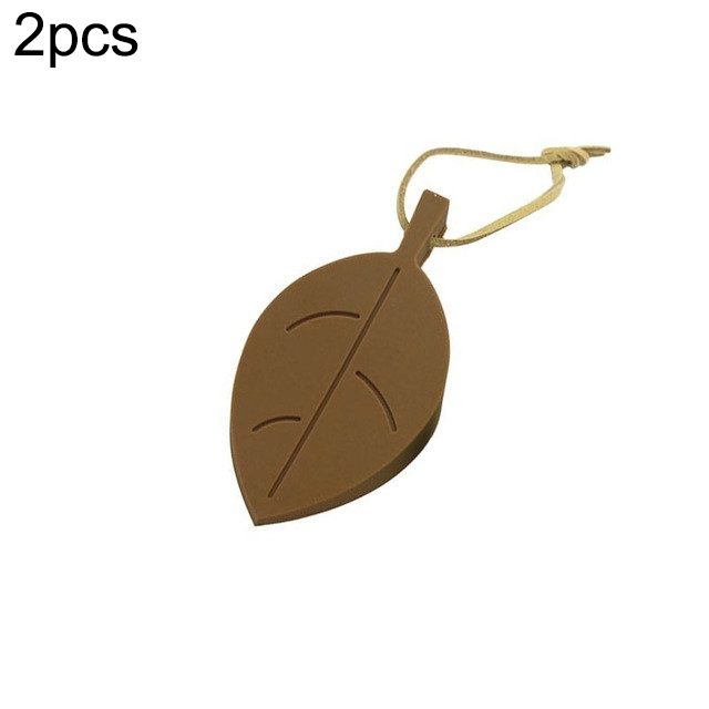2 PCS Creative Leaf Silicone Door Stop Child Anti-pinch Security Door Crash Pad