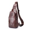 BUFF CAPTAIN 087 Men Leather Shoulder Bag First-Layer Cowhide Sports Chest Bag