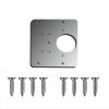 Stainless Steel Hinge Repair Installer, Specification: Single Plate +8 screw